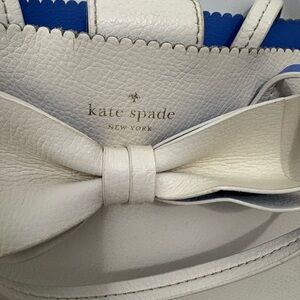 Kate Spade White Leather Bow Bag